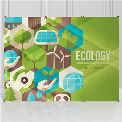 Photocall ecológico xbanner bambú ♻️ Imprimir Photocall ecológico xbanner bambú ♻️