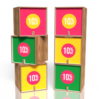 Tótem modular de cubos ♻️ Tótem modular de cubos ♻️