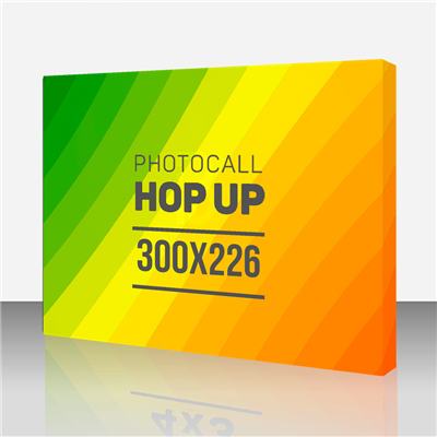 Imprimir Photocall Hop Up 300 x 226 cm 
