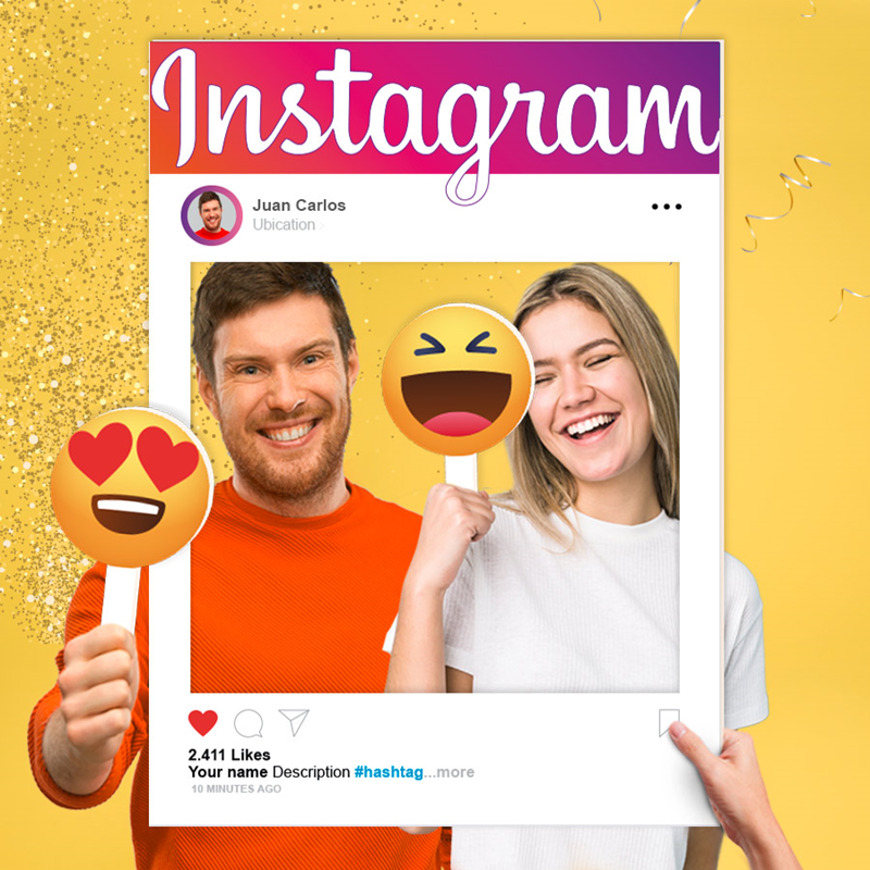 ▷ Photocall Marco Instagram 100% personalizado - Envío gratis